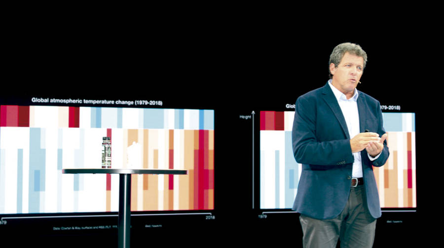 Mario Picazo, experto en meteorolog&iacute;a. Foto: Juan Carlos Sarmentero.