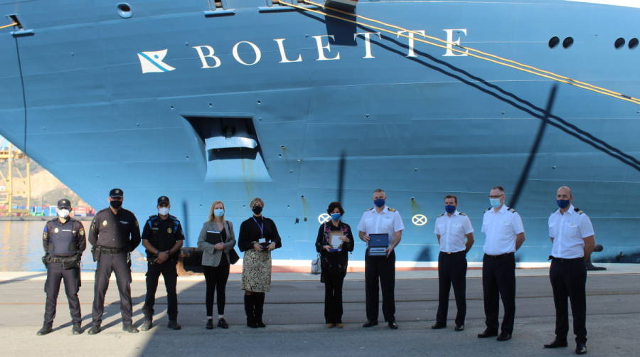 Marmedsa Cruise Services da la bienvenida al crucero &ldquo;Bolette&rdquo;.