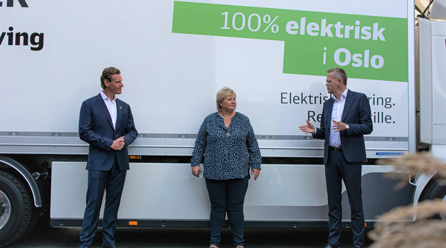 DB Schenker incorpora un cami&oacute;n el&eacute;ctrico para lograr una log&iacute;stica urbana 100% el&eacute;ctrica en Oslo