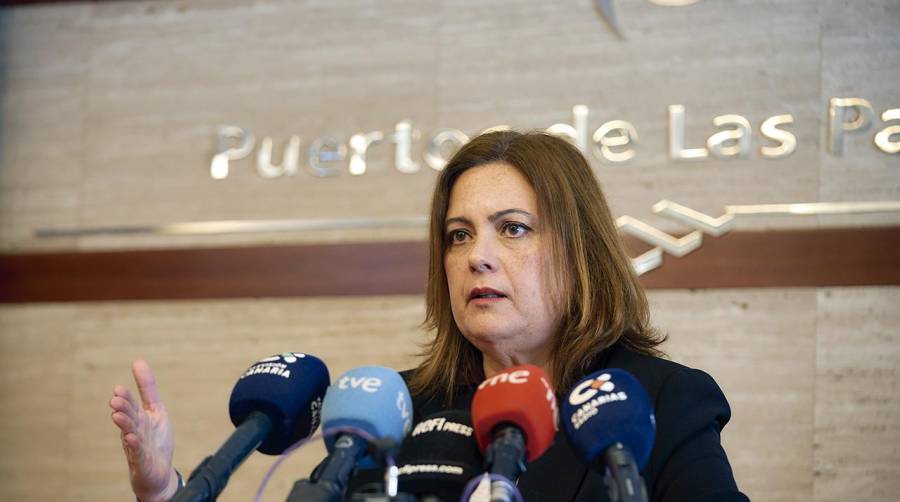 Beatriz Calzada, presidenta de la Autoridad Portuaria de Las Palmas.