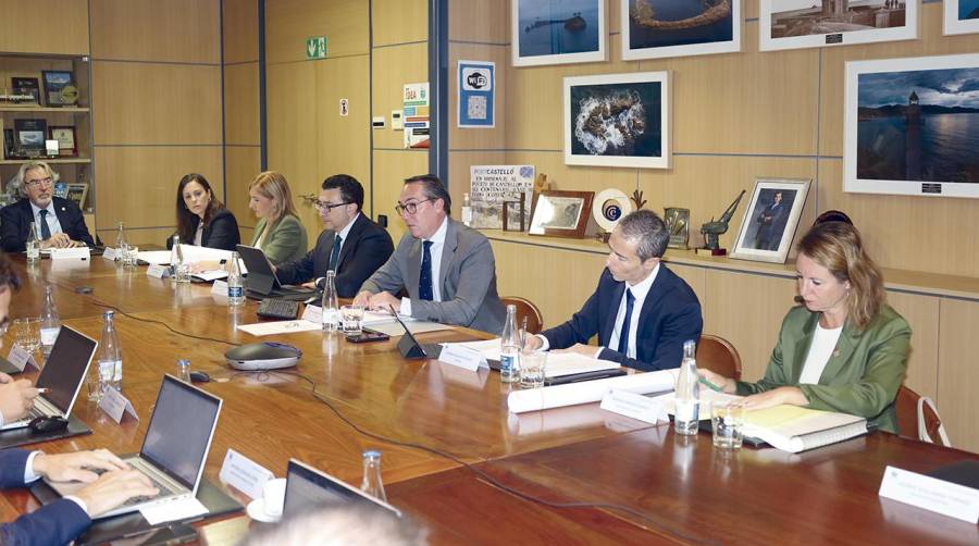 Reunión del Consejo de Administración de la Autoridad Portuaria de Castellón.