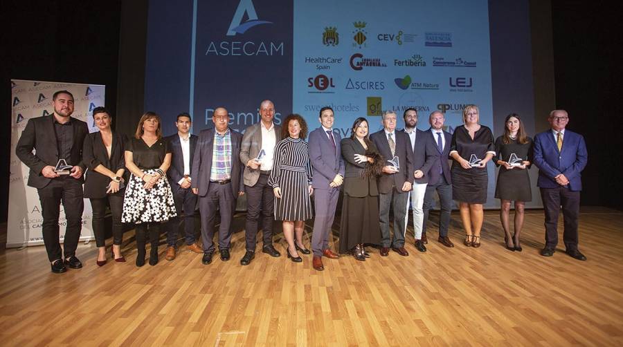 Galardonados en la edición 2022 de los Premios de ASECAM. Foto: Óscar Padi.