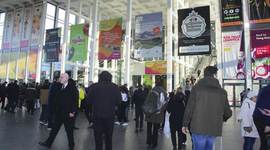 Tras los años de pandemia, Fruit Logistica ha recuperado en esta edición su celebración en febrero y ha contado con 2.610 expositores. Foto B.C.