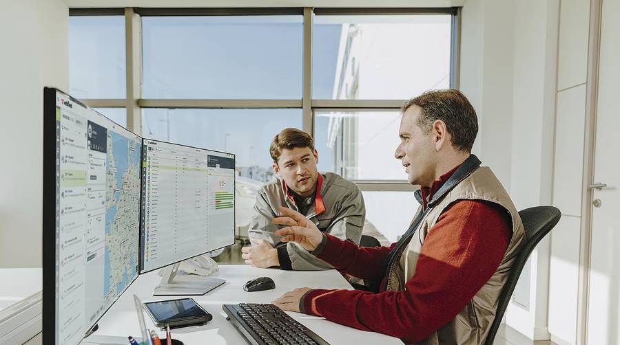 Los clientes tendrán acceso a Bosch Secure Truck Parking desde la plataforma de gestión de flotas Webfleet.