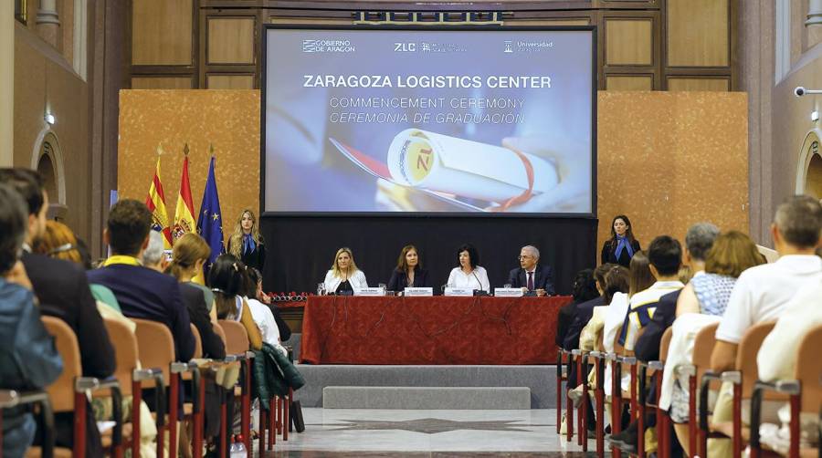 El acto de graduación tuvo lugar en la Sala de la Corona del Edificio Pignatelli del Gobierno de Aragón, en Zaragoza.