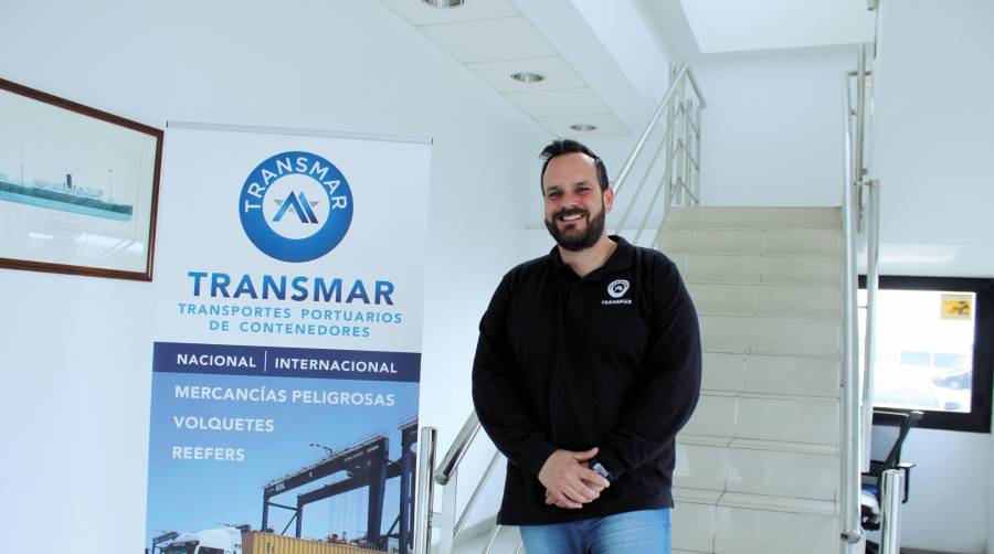 Iván Romero, director comercial de Transmar. Foto C.C.