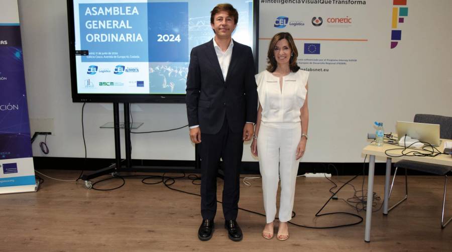 Ramón García, director del CEL y Ana González, presidenta del CEL