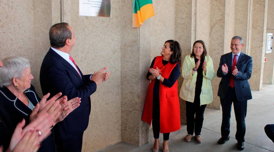 El llamado Centro Logístico Intermodal de La Rioja fue inaugurado el 26 de septiembre de 2022 por la entonces presidenta de Gobierno de La Rioja, Concha Andreu. Foto J.P.