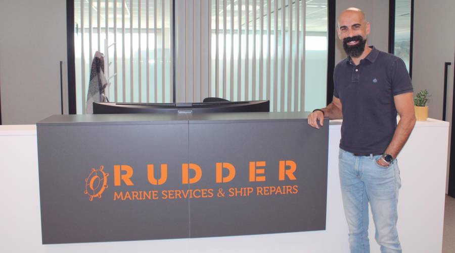 Javier Martínez, Deputy Manager de Rudder Marine Services. Foto M.V.