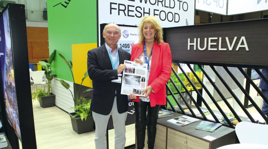 Carlos Rubio, presidente de la AP de Málaga; y Pilar Miranda, presidenta de la AP de Huelva. Foto B.C.