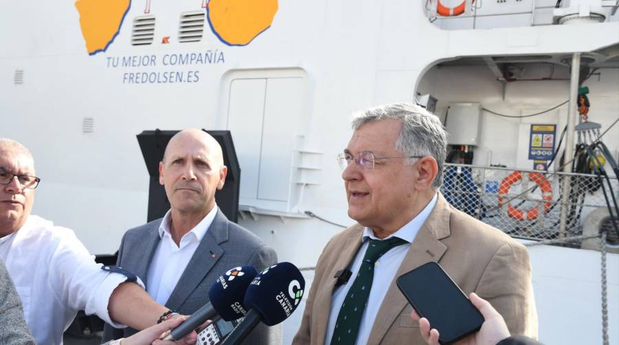 Carlos González, presidente de la Autoridad Portuaria de Santa Cruz de Tenerife.