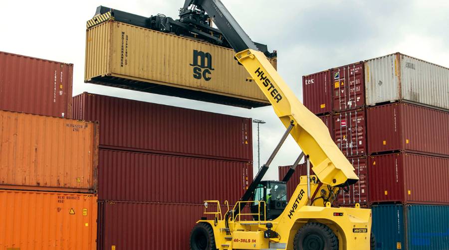 Hyster desarrollar&aacute; un reachstacker con celda de combustible de hidr&oacute;geno