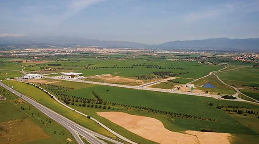 Vista de los terrenos de Logis Empord&agrave;.