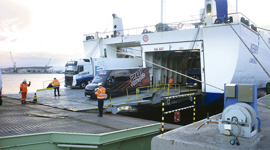 Brittany Ferries inaugura la l&iacute;nea ro-pax que unir&aacute; dos veces por semana Irlanda y Bilbao