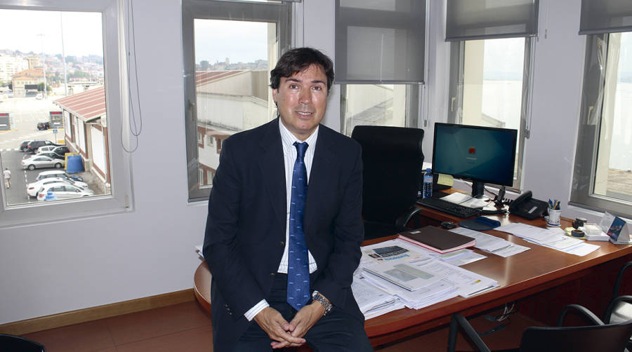 Jaime Gonz&aacute;lez, presidente de la Autoridad Portuaria de Santander, anfitriona de la reuni&oacute;n de los presidentes del sistema portuario estatal los pr&oacute;ximos d&iacute;as 25 y 26 de marzo en el Palacio de Festivales de Santander. Foto J.P.