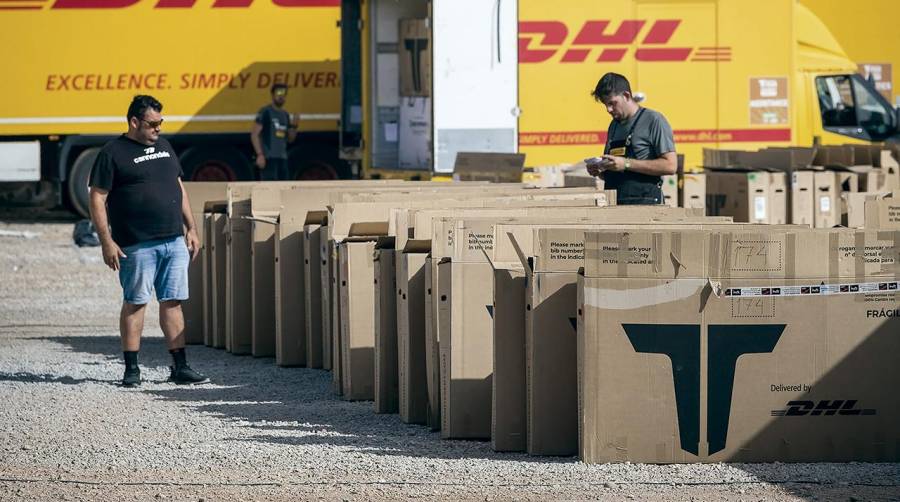 DHL Express coordinará la logística para transportar bicicletas de montaña de alta competición.