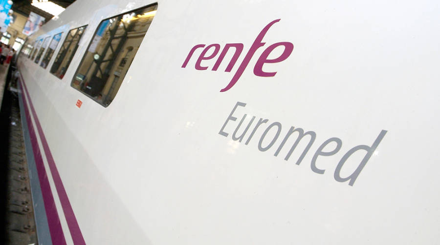 Renfe reduce el tiempo de viaje del Euromed entre Valencia y Barcelona