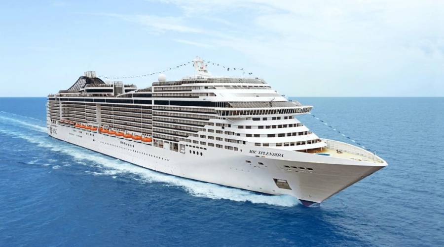 MSC Splendida es uno de los 22 barcos con los que cuenta actualmente MSC Cruceros