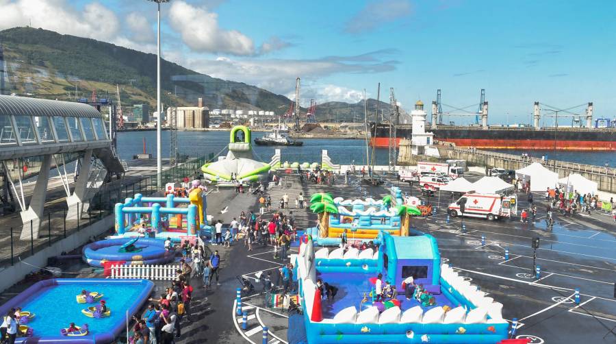 La terminal de Cruceros se convertirá, de 10,30 horas a 14.30 horas, en un parque temático sobre el Puerto de Bilbao.