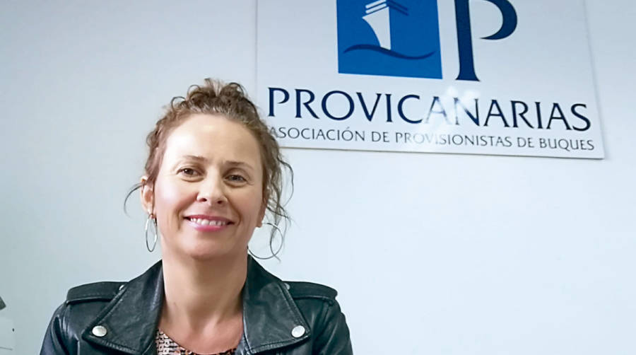 M&oacute;nica Hern&aacute;ndez, gerente de la asociaci&oacute;n de provisionistas de buques Provicanarias.