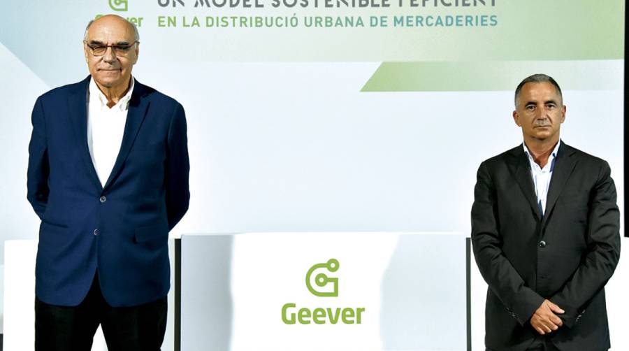 Salvador Alemany, presidente de Saba y de Geever; y Pere Roca, Consejero Delegado de Geever.