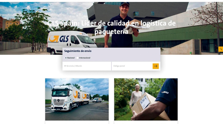 GLS Spain lanza nueva web