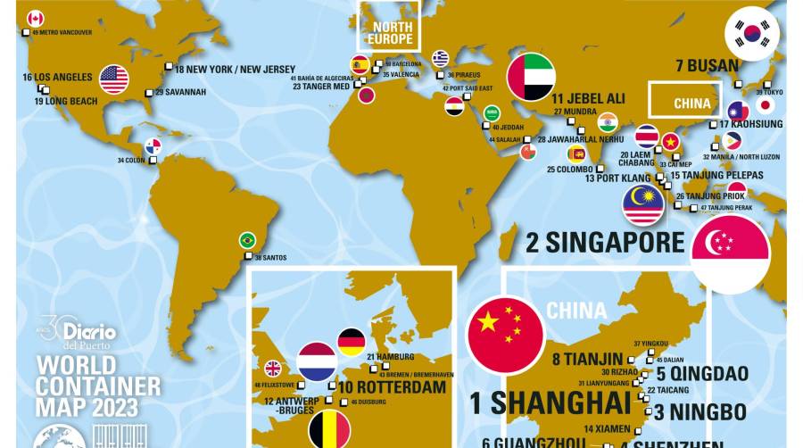 World Container Map 2023