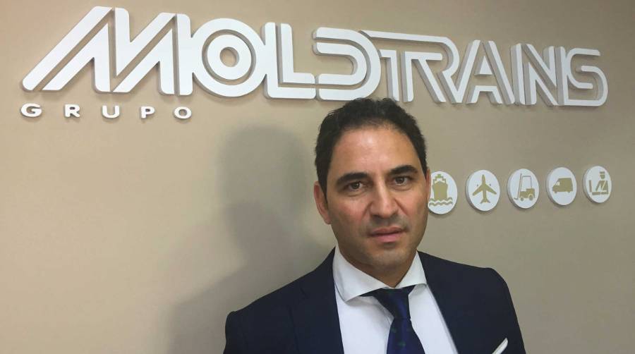 Daniel Rodr&iacute;guez, director de la divisi&oacute;n de transporte mar&iacute;timo y a&eacute;reo del Grupo Moldtrans.