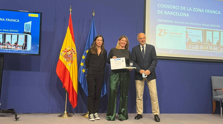 Blanca Sorigu&eacute;, directora general del CZFB, ha recogido el galard&oacute;n en un evento celebrado en el Sal&oacute;n de Actos del Ministerio de Trabajo y Econom&iacute;a Social.