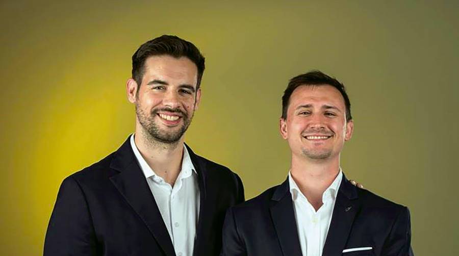 Andres Garrido y Jordan Sorensen, fundadores de ChainGo Tech.