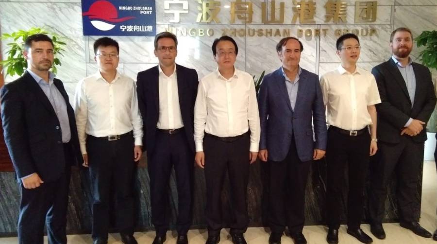 El Puerto de Algeciras se entrevista con representantes del Puerto de Ningbo Zhoushan