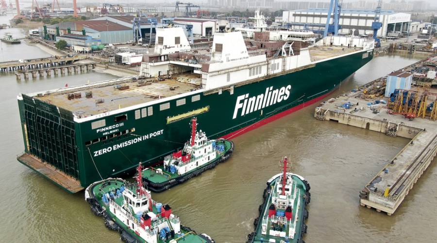 Finnlines y Brittany Ferries reforzar&aacute;n en 2022 su apoyo a la descarbonizaci&oacute;n del Puerto de Bilbao