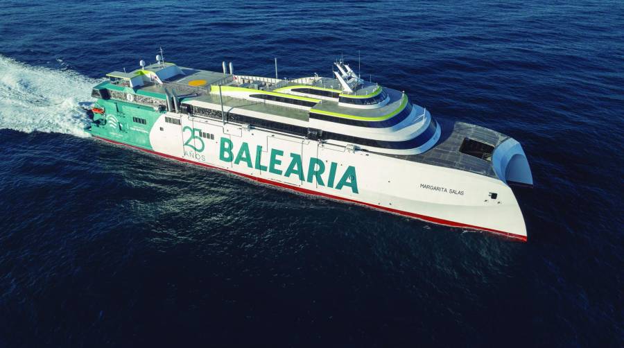 El fast ferry “Margarita Salas” empezará a operar en los próximos días en Baleares.