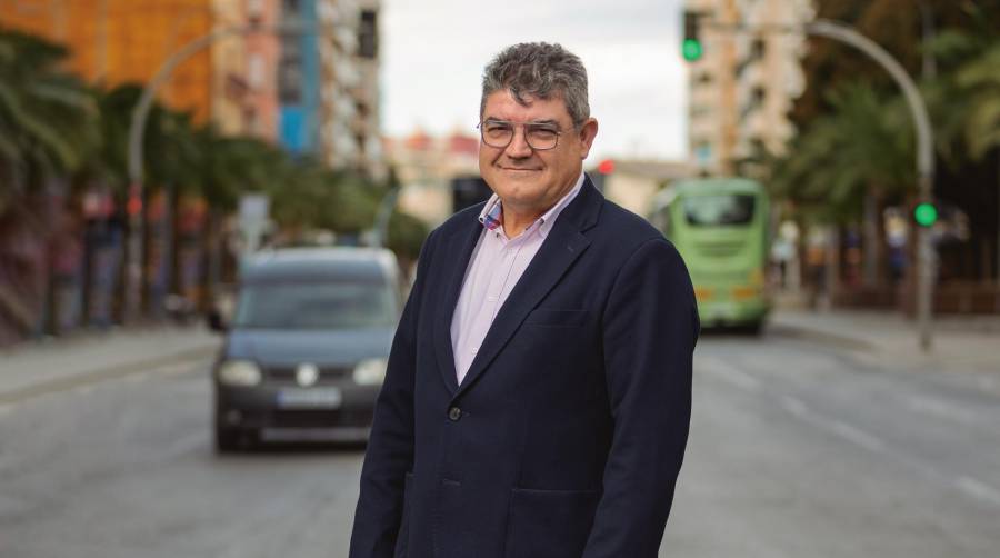 Juan José Hernández, presidente de Fetrama (Federación Provincial de Transportes de Alicante).