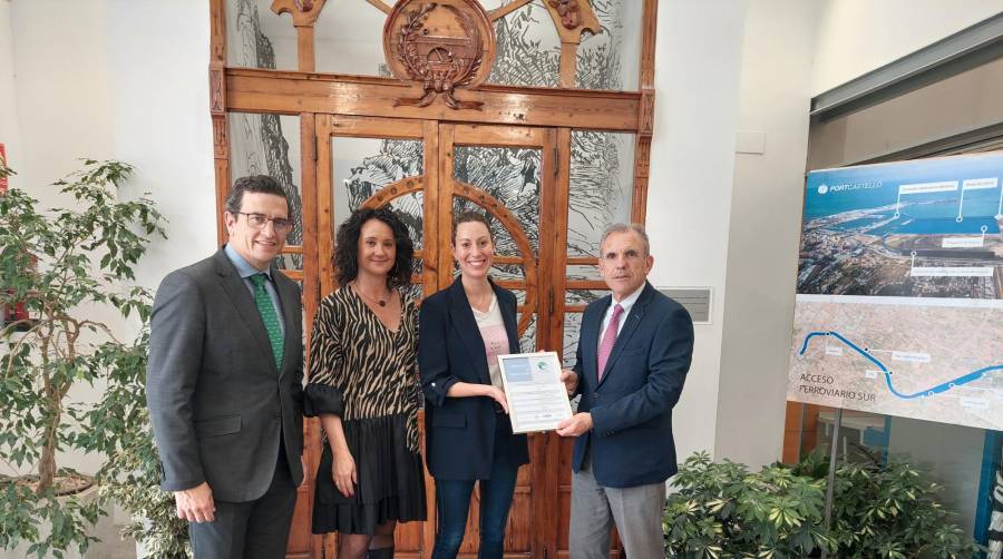 Esta certificación visibiliza el compromiso medioambiental de la Autoridad Portuaria de Castellón.