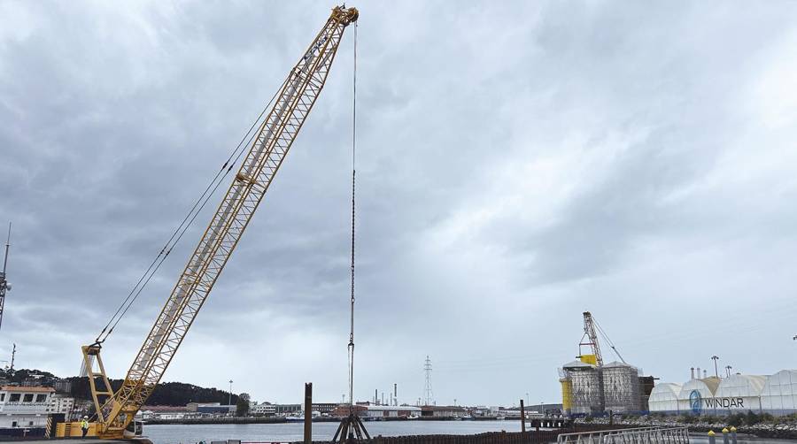 Las obras de la explanada de la margen derecha de Avilés concluirán en mayo