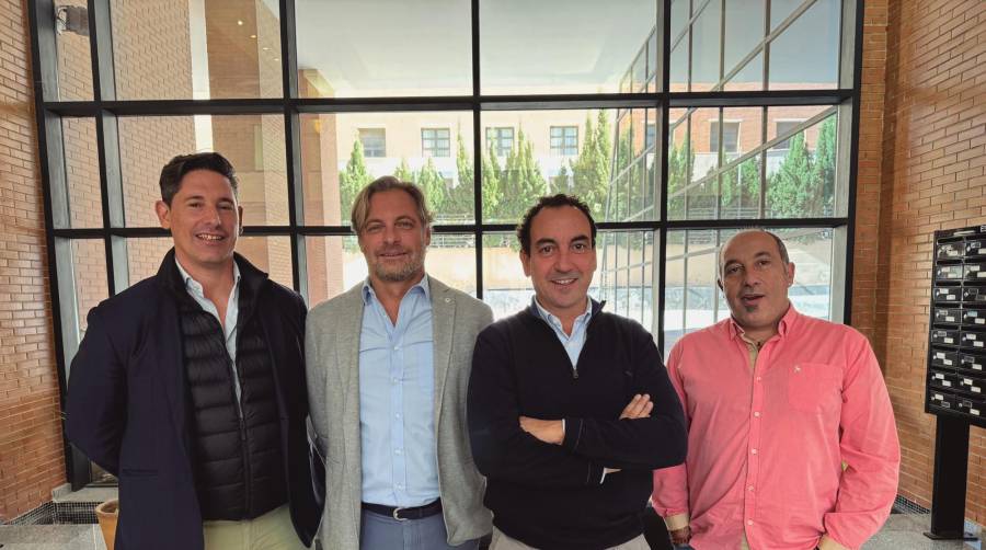 Equipo directivo de Avanza Logistics: Alejandro Trigo, director comercial; Richard Deaville, director financiero; Alejandro Ruiz, director general; y José Parreño, director de Operaciones de la compañía.