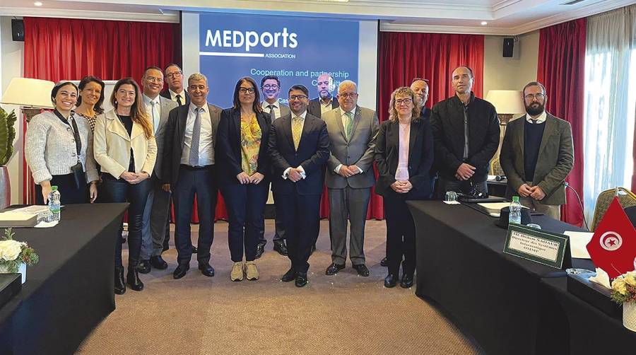 Manuel Rodríguez, responsable de Relaciones Internacionales y Políticas Europeas de Valenciaport, preside en Casablanca -y por primera vez desde su nombramiento en junio- la reunión anual del Comité de Formación y Cooperación de la Asociación de puertos del Mediterráneo Medports.