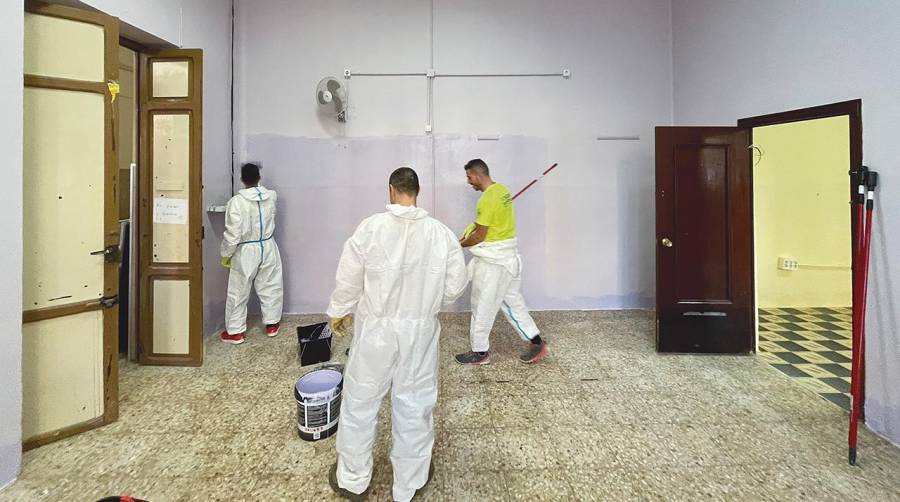 Algunos de estos proyectos están siendo posibles gracias al trabajo conjunto de voluntarios.