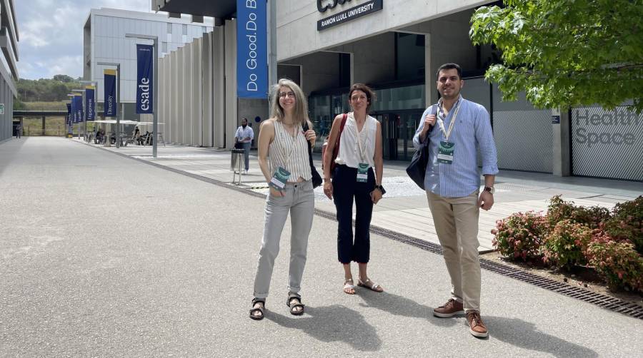 Alicia Martínez de Yuso, Project Manager de ZLC, Freda Betto, Postdoctoral Researcher en el Consiglio Nazionale delle Ricerche (CNR) Y Filipe Sarmento, Research Fellow en Cranfield University.