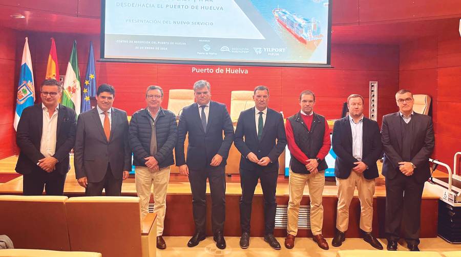 El Puerto de Huelva amplía sus conexiones con el Mediterráneo y Oriente Medio de la mano de Ignazio Messina y MCI