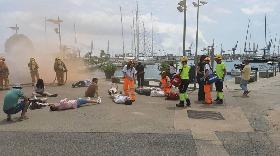 El Puerto de Valencia testea tecnologías innovadoras para la detección de ataques terroristas