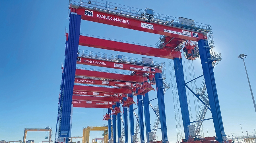 CSP Iberian Valencia Terminal aumenta su flota de RTGs de la mano de Konecranes