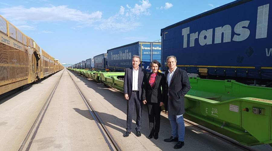 La autopista ferroviaria del Puerto de Valencia, reactivada