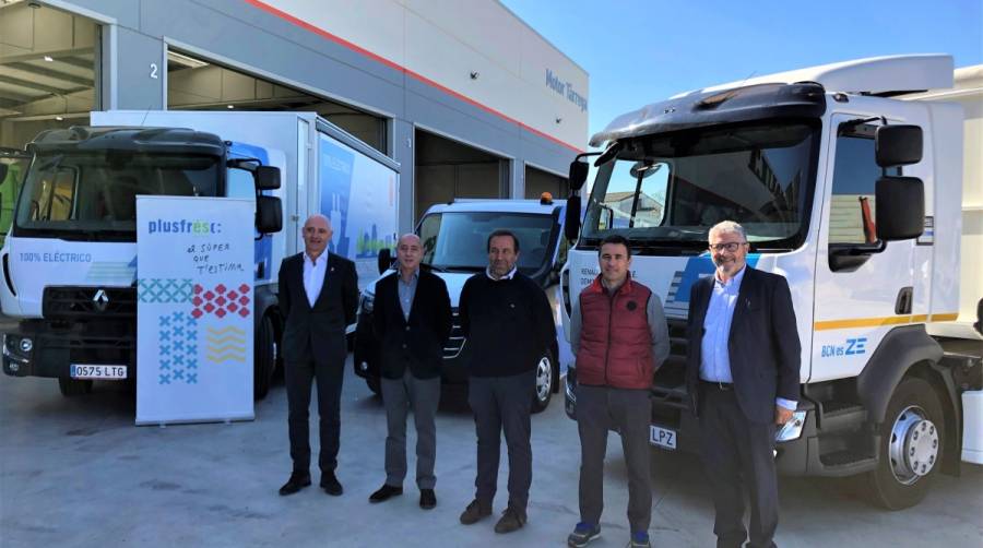 Transportes Bosch Portillo y Plusfresc adquieren el primer cami&oacute;n el&eacute;ctrico Renault en Catalunya.