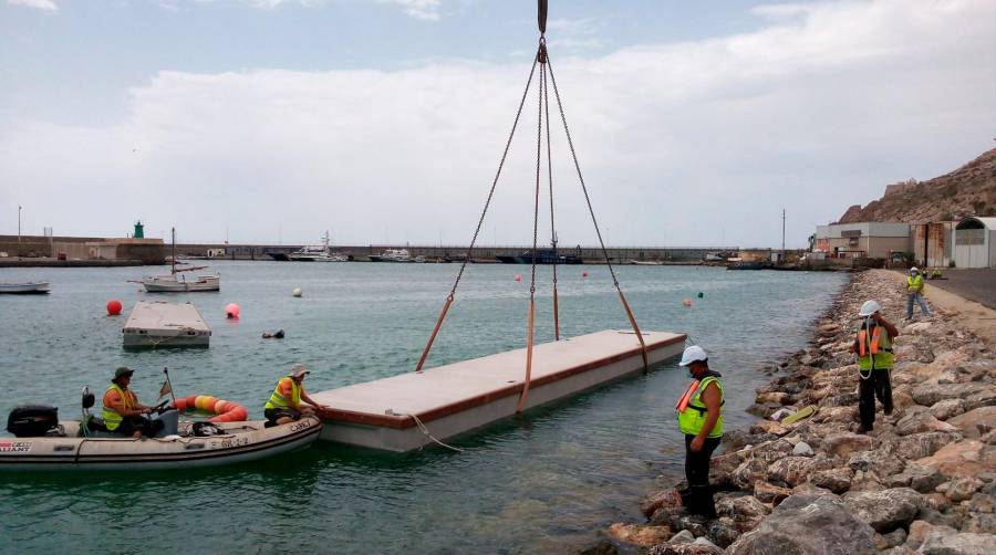 Adjudicados los dos nuevos pantalanes flotantes para el Puerto Pesquero de Almería