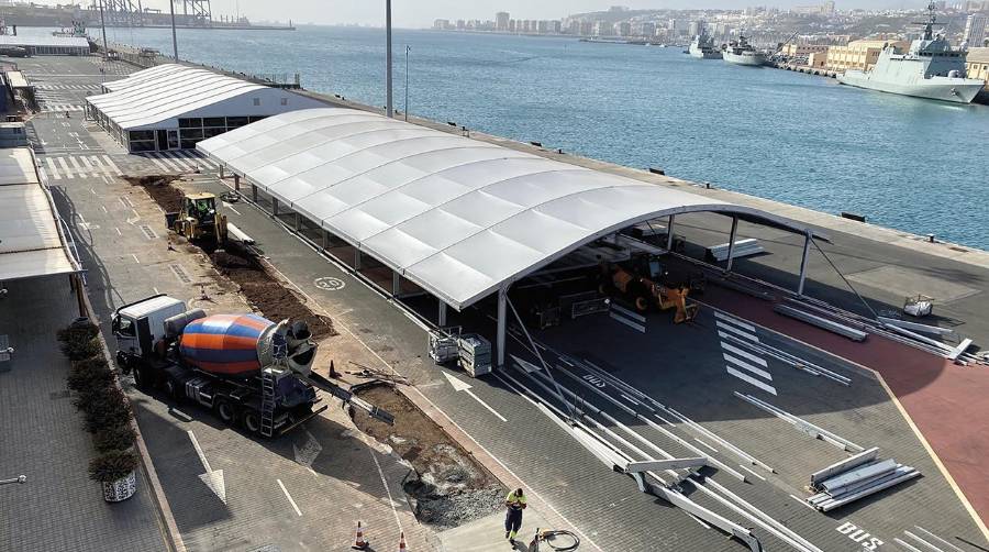 Las Palmas acompasará su actividad crucerística con las obras de la nueva terminal