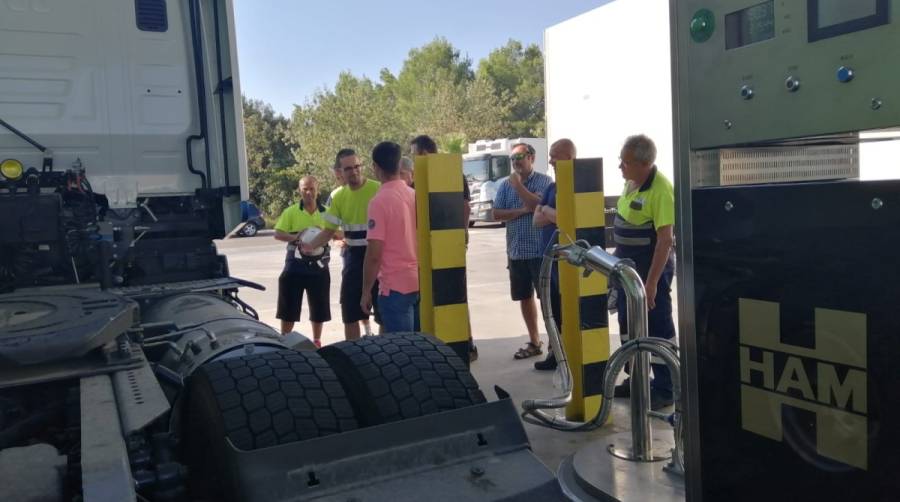 La parte pr&aacute;ctica del curso sobre prevenci&oacute;n de repostaje de gas, que Disfrimur ha impartido a sus empleados, se ha llevado a cabo en las instalaciones del Grupo HAM en Barcelona.