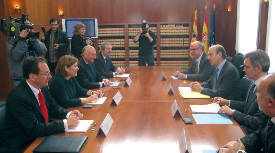 Arag&oacute;n y Comunitat Valenciana se al&iacute;an para multiplicar el tr&aacute;fico ferroviario de mercanc&iacute;as