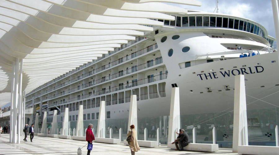 El crucero &quot;The World&quot;, tres d&iacute;as en M&aacute;laga